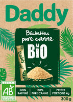 Boite de bûchettes 4g canne blond bio daddy 300g
