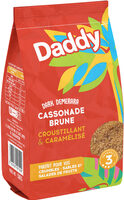 Cassonade pure canne dark demerara sachet daddy 500g
