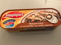 Maquereaux et ses lentilles aux petits oignons