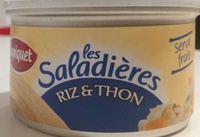 Les saladières riz et thon