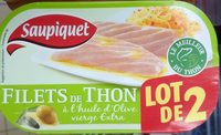 Filets de thon à l'huile d'olive vierge extra (lot de 2)