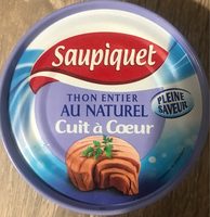 Thon entier au naturel cuit a coeur saupiquet