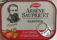 Arsène Saupiquet Sardines à la tomate et huile d'olive