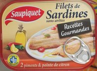 Filets de sardines 2 piments & pointe citron