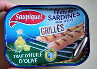 Filets de sardines sans arêtes grillés, trait d'huile d'olive