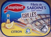 Filets de sardines grillés citron