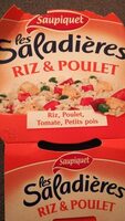 Les saladières riz et poulet