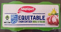 Thon entier trait d'huile d'olive