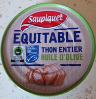 Thon entier trait d'huile d'olive