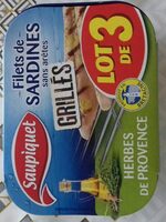 Filets de sardines sans arêtes grillés herbes de Provence