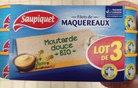 Saupiquet Filet de maquereaux moutarde douce bio