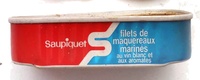 Filets de maquereaux marinés au vin blanc et aux aromates