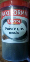 Poivre gris moulu