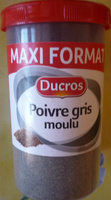 Poivre gris moulu