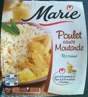 Poulet Sauce Moutarde, Riz Cuisiné
