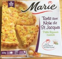 Tarte aux Noix de St Jacques, Petits Légumes Cuisinés