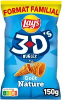Lay's 3D's Bugles goût nature format familial