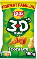 Lay's 3D's Bugles goût fromage format familial