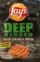 Deep Ridged Sour Cream & Onion