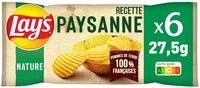 Lay's Recette paysanne nature 6 x 27,5 g