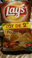 Lay's saveur poulet rôti lot de 2 x 130 g