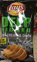 Lay's Deep ridged saveur sour cream & onion