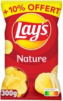 Lay's Chips Nature 300 g + 10% offert
