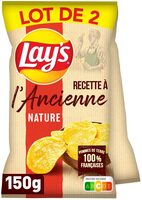 Lay's Recette à l'ancienne nature lot de 2 x 150 g