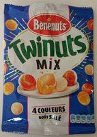 Twinuts Mix - Cacahuètes enrobées de biscuit aromatisé
