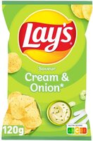 Chips saveur cream & onion