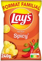Lay's saveur spicy format familial