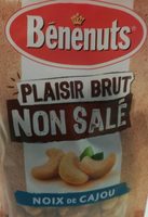 Bénénuts Plaisir brut Noix de cajou