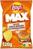 Lay's Max saveur sauce burger à l'américaine
