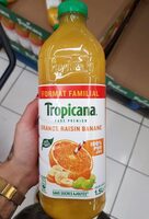 Tropicana Pure premium orange raisin banane format familial 1,5 L