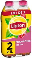 Lipton Ice Tea saveur framboise lot de 2 x 1 L