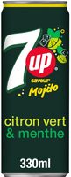 7UP saveur mojito citron vert & menthe 33 cl
