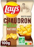 Lay's Recette façon chaudron nature bio