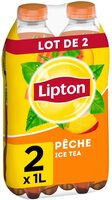 Lipton Ice Tea saveur pêche lot de 2 x 1 L