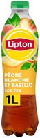 Ice Tea Saveur Pêche Blanche et pointe de basilic