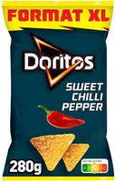 Tortilla chips de maïs goût piment doux
