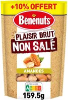 Bénénuts Plaisir Brut Amandes +10% offert 159,5 g