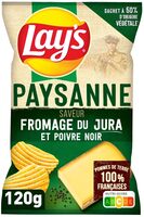 Lay's Paysanne saveur fromage du Jura et poivre noir