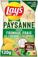 Lay's Paysanne saveur fromage frais ail de Garonne et fines herbes