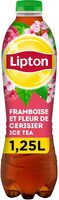 Ice tea framboise et fleur de cerisier