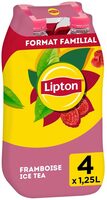 Lipton Ice Tea saveur framboise format familial 4 x 1,25 L