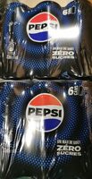 Pepsi Zero Sleek Can 330Mlx6