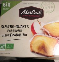 Quatre-Quarts Cœur Pomme Bio