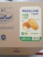 Madeleine Coquille Biologique