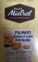 Palmiers Gouda et Edam pur beurre