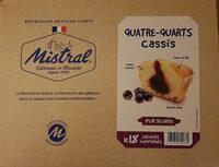 Quatre-quarts pur beurre avec fourrage au cassis
